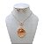 Conjunto Folheado Ouro 18k e Prata 925 Coração Cristal Cravejado - Imagem 3