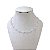 Choker Folheada Ouro 18k e Prata 925 Ponto de Luz Triângulos - Imagem 2