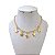 Choker Folheada Ouro 18k Estrelas - Imagem 1