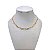 Choker Folheada Ouro 18k Estrelas - Imagem 1