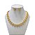 Conjunto Folheado Ouro 18k e Prata 925 Quadrado Cravejado - Imagem 4