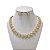 Conjunto Folheado Ouro 18k e Prata 925 Quadrado Cravejado - Imagem 1