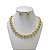 Conjunto Folheado Ouro 18k e Prata 925 Quadrado Cravejado - Imagem 7