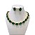 Conjunto Folheado Ouro 18k e Prata 925 Inspired Oval Pedraria - Imagem 3