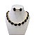 Conjunto Folheado Ouro 18k e Prata 925 Inspired Oval Pedraria - Imagem 7