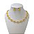 Conjunto Folheado Ouro 18k e Prata 925 Inspired Redondo Cravejado - Imagem 5