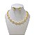 Conjunto Folheado Ouro 18k e Prata 925 Inspired Redondo Cravejado - Imagem 1