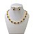 Conjunto Folheado Ouro 18k e Prata 925 Inspired Redondo Cravejado - Imagem 4