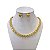 Conjunto Folheado Ouro 18k e Prata 925 Inspired Corações Pedraria - Imagem 3