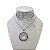 Conjunto Folheado Ouro 18k e Prata 925 Redondo Cravejado - Imagem 2