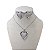 Conjunto Folheado Ouro 18k e Prata 925 Coração Abaolado Cravejado - Imagem 2