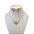 Conjunto Folheado Ouro 18k e Prata 925 Vespa Cravejada - Imagem 4