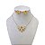 Conjunto Folheado Ouro 18k e Prata 925 Vespa Cravejada - Imagem 1