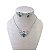 Conjunto Folheado Ouro 18k e Prata 925 Vespa Cravejada - Imagem 6