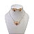 Conjunto Folheado Ouro 18k e Prata 925 Vespa Cravejada - Imagem 3