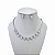 Conjunto Folheado Ouro 18k e Prata 925 Riviera Corações Cravejado - Imagem 8