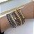Pulseira Folheada Ouro 18k e Prata 925 Inspired Corações Pedraria - Imagem 2
