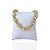 Pulseira Folheada Ouro 18k e Prata 925 Inspired Redondo Cravejado - Imagem 1