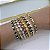 Pulseira Folheada Ouro 18k e Prata 925 Inspired Flor Pedraria - Imagem 2