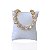 Pulseira Folheada Ouro 18k e Prata 925 Inspired Corações Cravejado - Imagem 1