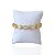 Pulseira Folheada Ouro 18k e Prata 925 Inspired Gota Cravejada - Imagem 1