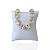 Pulseira Folheada Ouro 18k e Prata 925 Inspired Oval Pedraria - Imagem 1