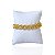 Pulseira Folheada Ouro 18k e Prata 925 Inspired Quadrado Cravejado - Imagem 6