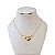 Colar Folheado Ouro 18k e Prata 925 Algema - Imagem 1