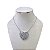 Colar Folheado Ouro 18k e Prata 925 Coração Cravejado - Imagem 2
