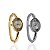 Relógio Aço Feminino Bracelete Oval Redondo - Imagem 1