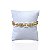 Pulseira Folheada Ouro 18k e Prata 925 Inspired H Cravejado - Imagem 1