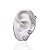 Kit 1 Piercing Fake e Brincos Folheado Ouro 18k e Prata 925 Leque Cravejado - Imagem 2