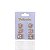 Trio Brincos Folheado Ouro 18k e Prata 925 Quadrado Cravejado - Imagem 1