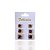 Trio Brincos Folheado Ouro 18k e Prata 925 Quadrado Cravejado - Imagem 6