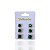 Trio Brincos Folheado Ouro 18k e Prata 925 Quadrado Cravejado - Imagem 7