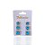 Trio Brincos Folheado Ouro 18k e Prata 925 Quadrado Cravejado - Imagem 8