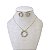 Conjunto Folheado Ouro 18k e Prata 925 Inspired Mandala Cravejada - Imagem 1