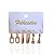 Trio Brincos Folheado Ouro 18k e Prata 925 Argolas Cravejado - Imagem 1