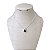 Colar Folheado Ouro 18k e Prata 925 Gota Cravejada - Imagem 6