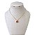 Colar Folheado Ouro 18k e Prata 925 Gota Cravejada - Imagem 1