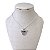Colar Folheado Ouro 18k e Prata 925 Minnie Strass - Imagem 2