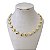 Choker Folheada Ouro 18k Corações - Imagem 1