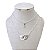 Colar Duplo Folheado Ouro 18k e Prata 925 Ponto de Luz Algema - Imagem 2