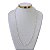 Colar Longo Folheado Ouro 18k Cristais - Imagem 1