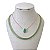 Colar Duplo Folheada Ouro 18k Gota Cristal Riviera - Imagem 4