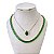 Colar Duplo Folheada Ouro 18k Gota Cristal Riviera - Imagem 2