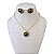 Conjunto Folheado Ouro 18k e Prata 925 Mandala Strass - Imagem 5
