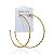 Brinco Folheado Ouro 18k e Prata 925 Argola Torcida - Imagem 5