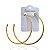 Brinco Folheado Ouro 18k e Prata 925 Argola Trabalhada - Imagem 5
