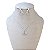 Conjunto Folheado Ouro 18k e Prata 925 Nossa Senhora Cravejada Mini - Imagem 4